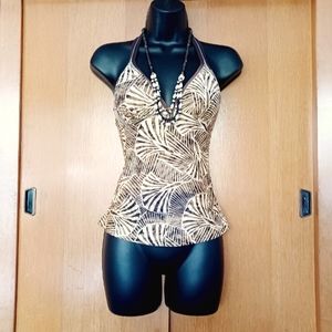 *Profile Swim Top/Halter Top Women's Size M Bathing Suit Beach Pool Summer
